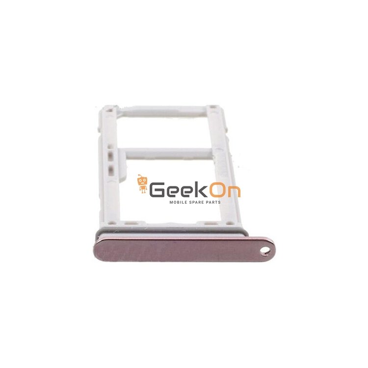 Υποδοχή κάρτας Dual SIM για Samsung Galaxy S8 G950 Ροζ