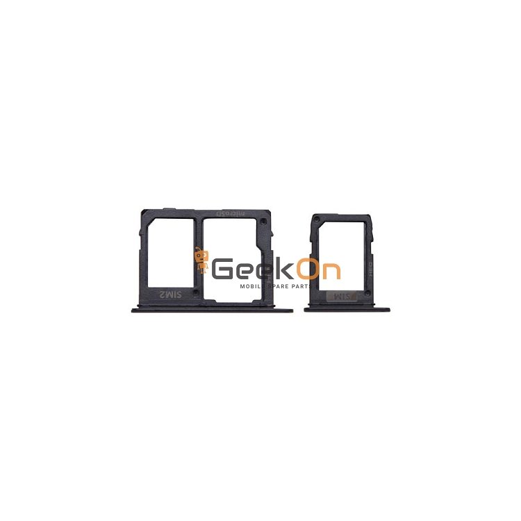 Υποδοχή κάρτας Dual SIM για Samsung Galaxy A6 2018 A600F Μαύρο