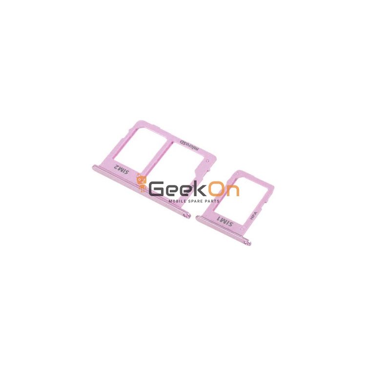 Υποδοχή κάρτας Dual SIM για Samsung Galaxy J6 Plus 2018 J610F Ροζ