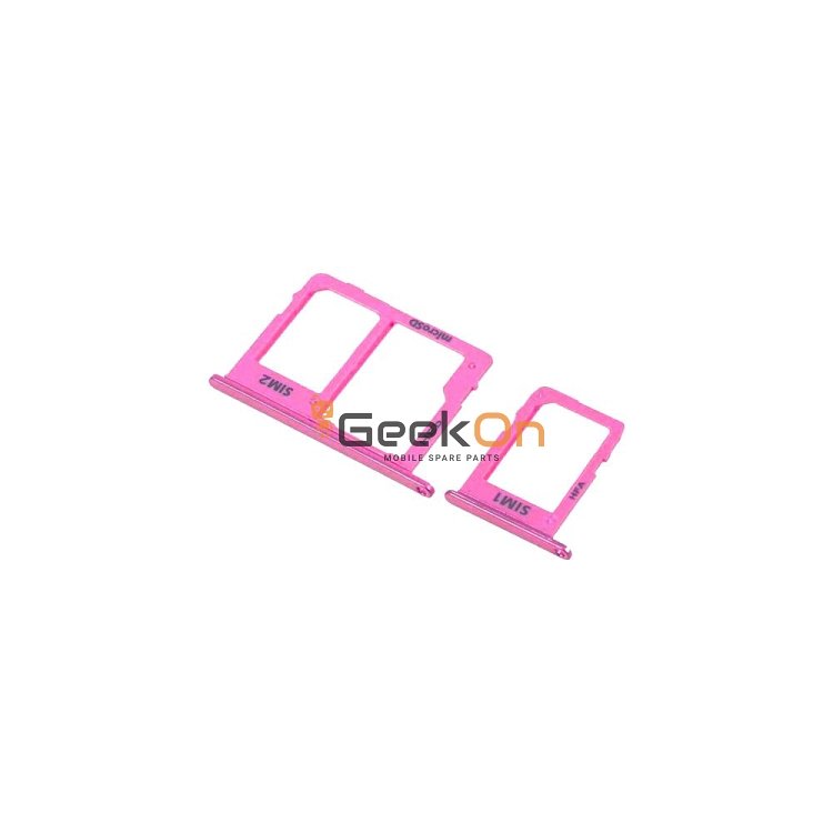 Υποδοχή κάρτας Dual SIM για Samsung Galaxy J4 Plus J415 Ροζ