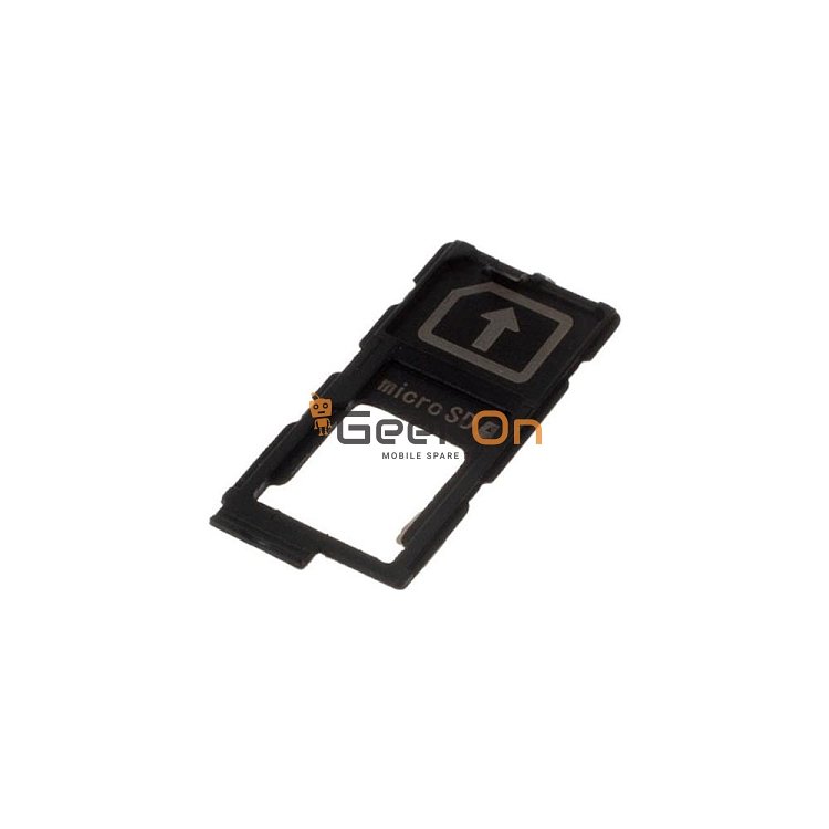 Υποδοχή κάρτας Single SIM Tray για Sony Z5 Μαύρο