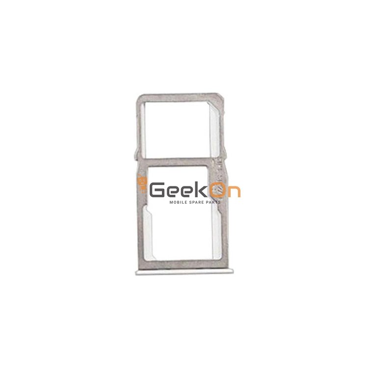 Υποδοχή κάρτας Dual SIM και SD Tray Για Meizu M6 Note Λευκό