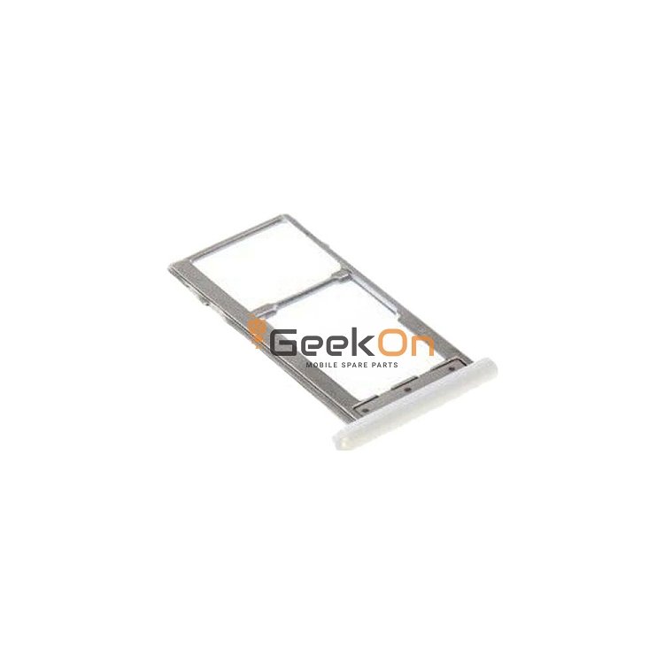 Υποδοχή κάρτας Single SIM και SD Tray Για Meizu M2 Note Λευκό