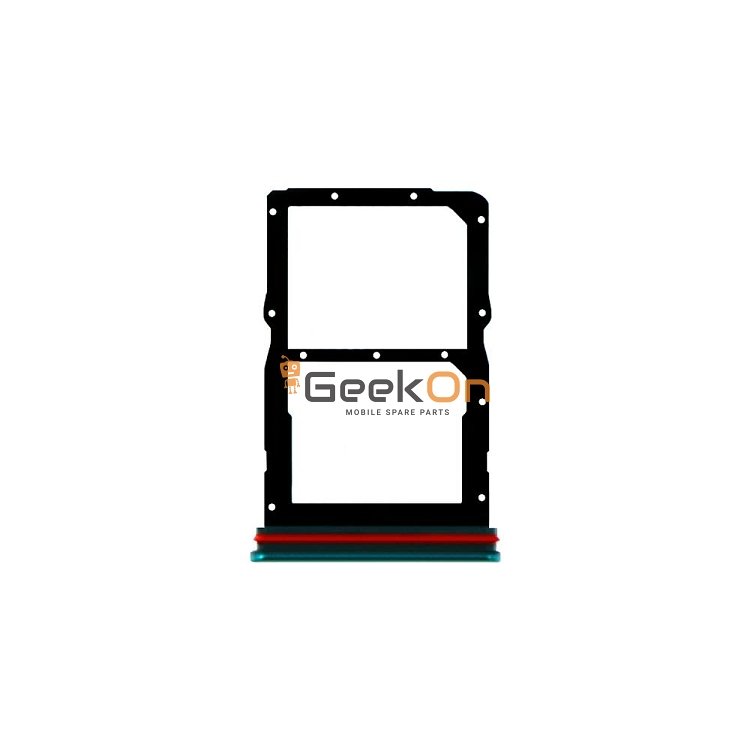 Υποδοχή κάρτας Dual SIM και κάρτας Micro-SD για Huawei P40 Lite 5G Πράσινο