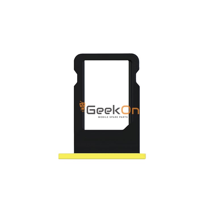 Υποδοχή Κάρτας Sim / Sim Tray για iPhone 5c Κίτρινο