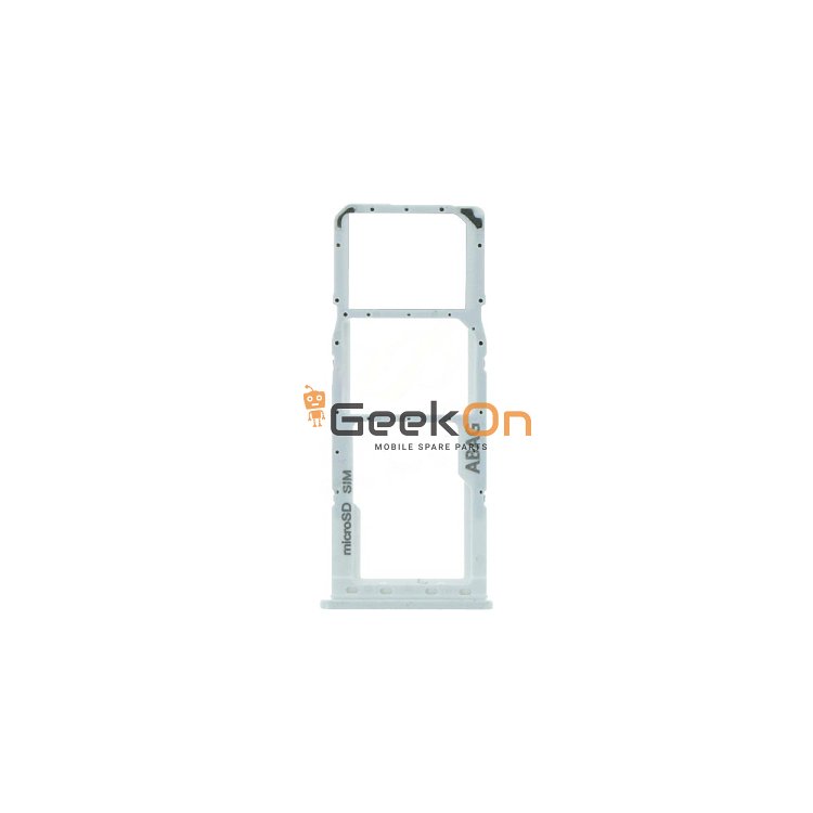 Υποδοχή Διπλής Κάρτας Sim και SD Card / Dual Sim Tray and SD Card για Samsung Galaxy A21s A217 Λευκό