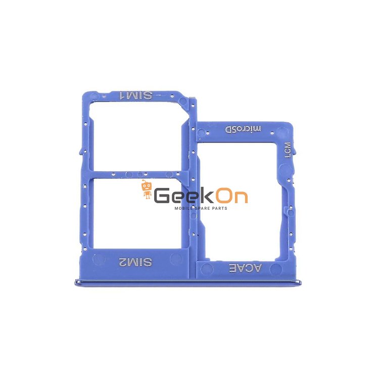 Υποδοχή Διπλής Κάρτας Sim και SD Card / Dual Sim Tray and SD Card για Samsung Galaxy A31 A315 Μπλέ