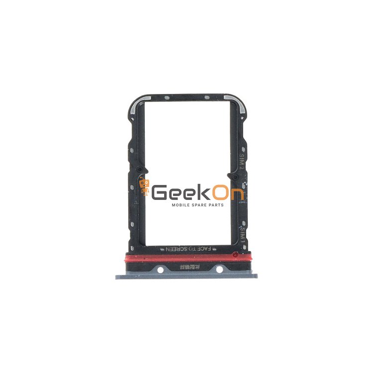 Υποδοχή κάρτας Dual Sim / Dual Sim Tray για Xiaomi Mi Note 10 Lite Midnight Black