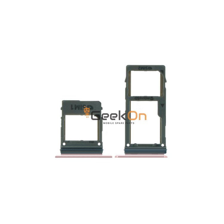 Υποδοχή κάρτας Dual SIM / Dual Sim Tray για Samsung Galaxy A8 Plus 2018 A730 Μπλέ