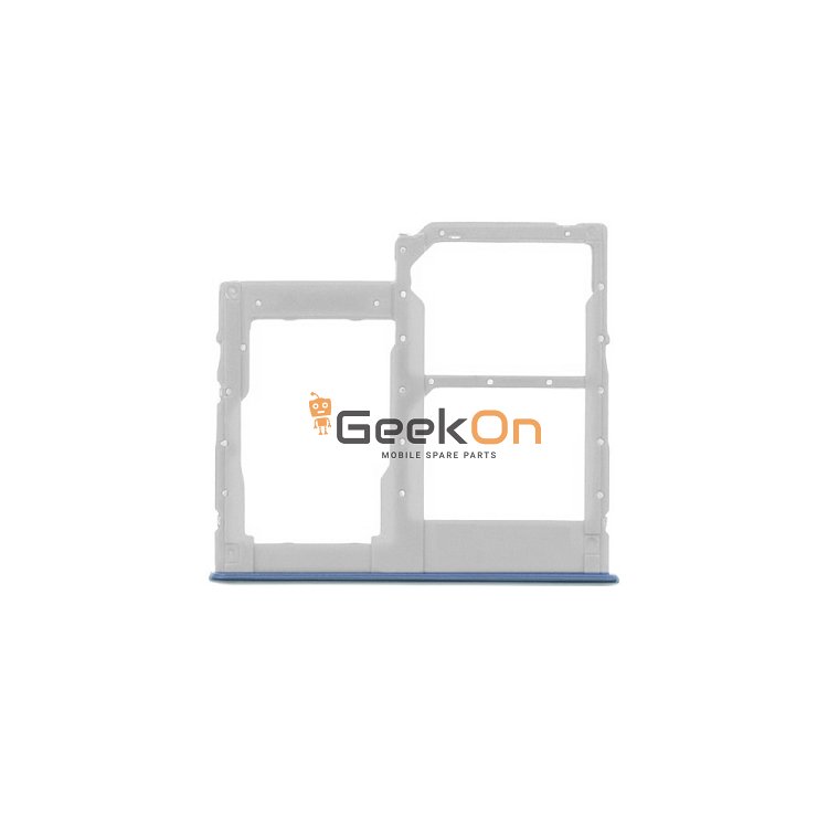 Υποδοχή κάρτας Dual SIM και Micro SD / Dual Sim Tray and SD Card για Samsung Galaxy A41 A415 Prism Crush Blue