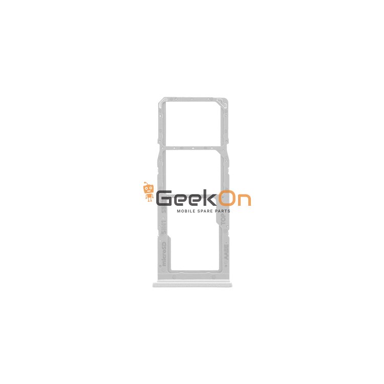 Υποδοχή κάρτας Dual SIM και Micro SD / Dual Sim Tray and SD Card για Samsung Galaxy M12 M127 Λευκό