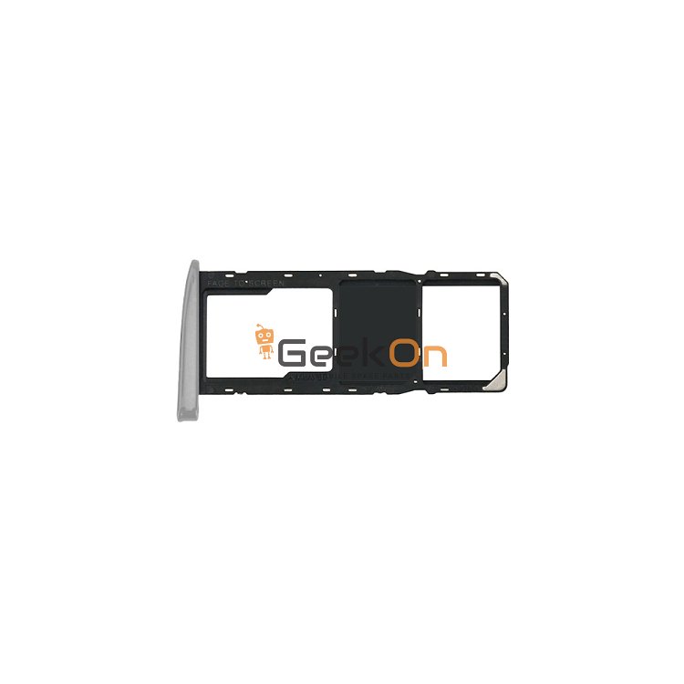 Υποδοχή κάρτας SIM και Micro SD / Sim Tray and SD Card για Motorola Moto G6 XT1925 Ασημένιο