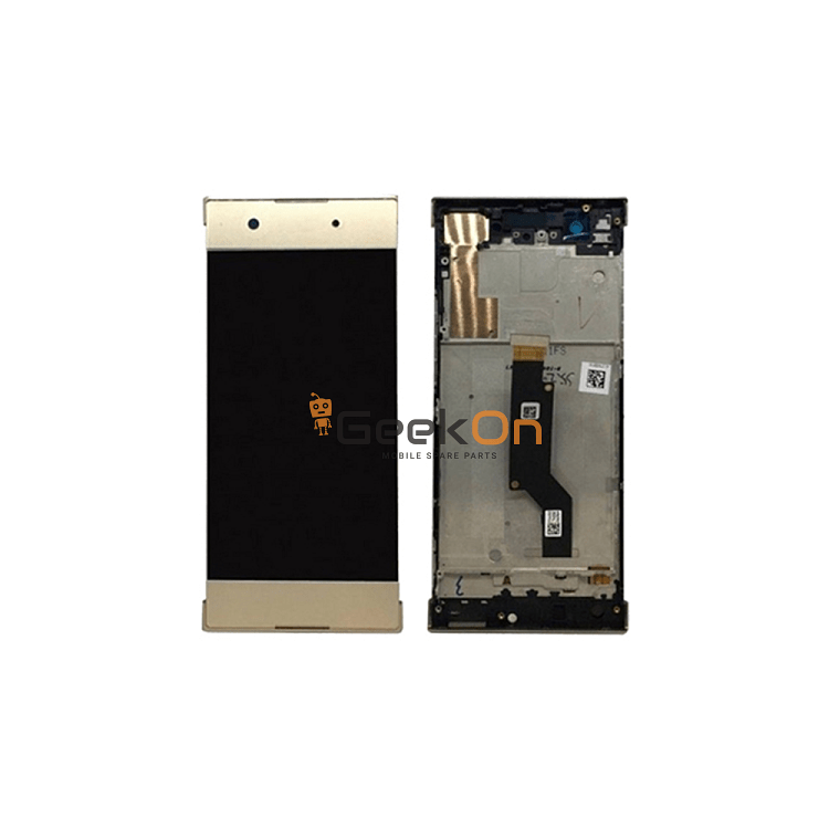 Οθόνη LCD και Μηχανισμός Αφης Με Πλαίσιο Για Sony Xperia XA1 G3121 Χρυσαφί