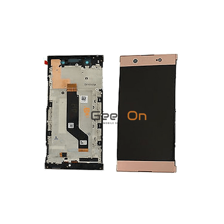 Οθόνη LCD και Μηχανισμός Αφης Με Πλαίσιο Για Sony Xperia XA1 Ultra F3213-Χρυσαφί