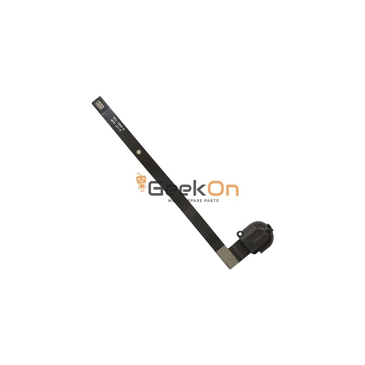 Καλωδιοταινία Βύσματος Ακουστικών / Audio Jack Flex για iPad Air A1474 / A1475 / A1476 Μαύρο