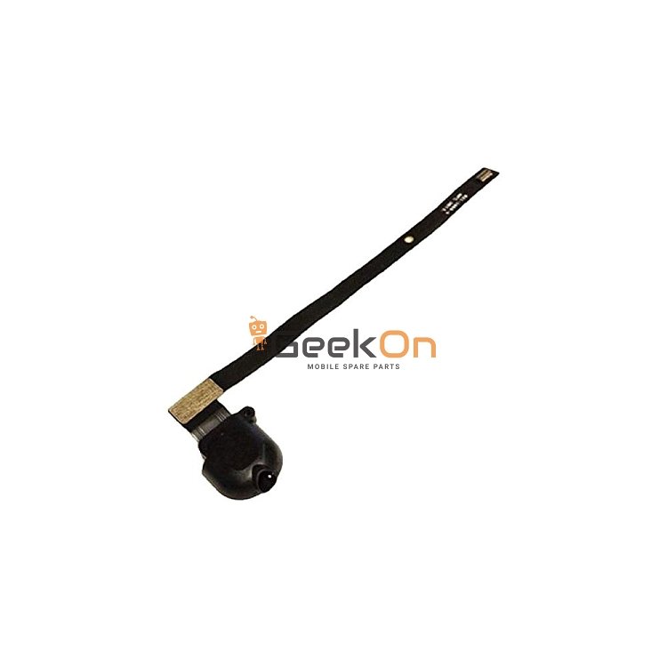 Καλωδιοταινία Ήχου Ακουστικών / Audio Jack Flex για iPad 5 - 6 9.7 2017 A1822 / A1823 / A1893 / A1954 Μαύρο