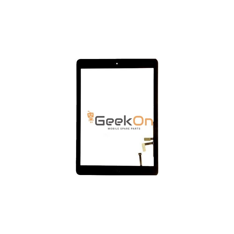 Μηχανισμός Αφής / Touch Screen Apple iPad Air (Με Αυτοκόλλητο Και Home Button) A1474 / A1475 / A1476 Μαύρο