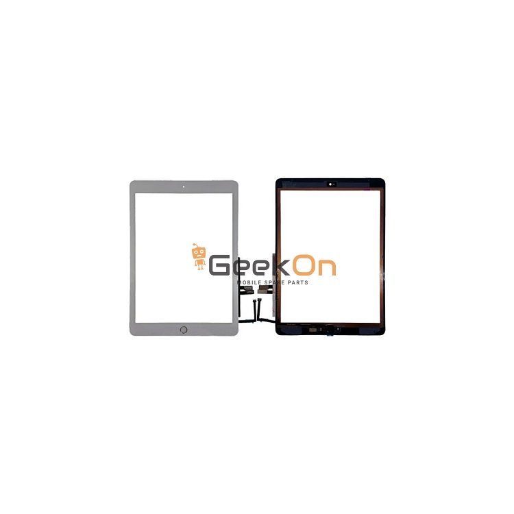 Μηχανισμός Αφής Apple iPad 6 A1893 / A1954 (Με Αυτοκόλλητο Και Home Button) Λευκό