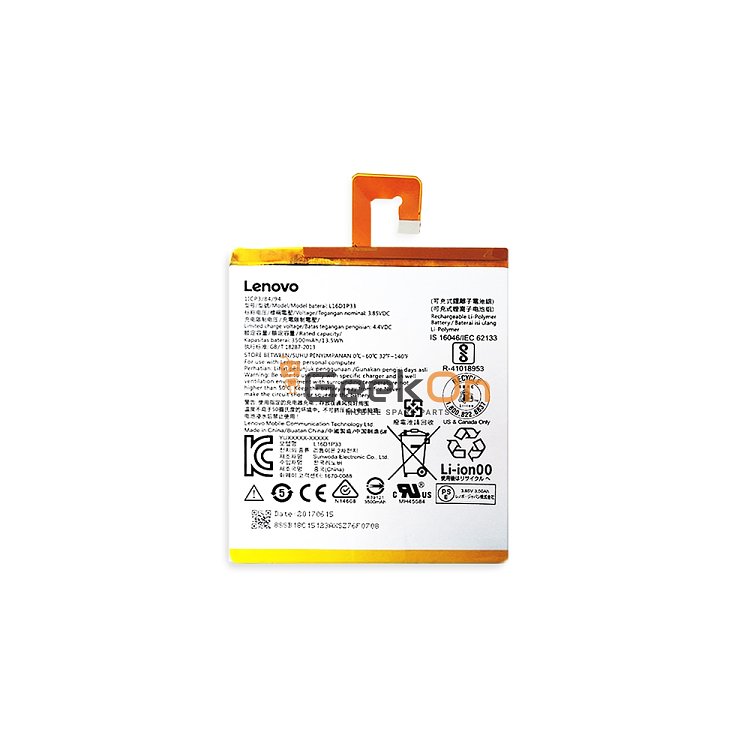 Μπαταρία Για Lenovo L16D1P33 Tab 7 TB-7504X 3500mAh