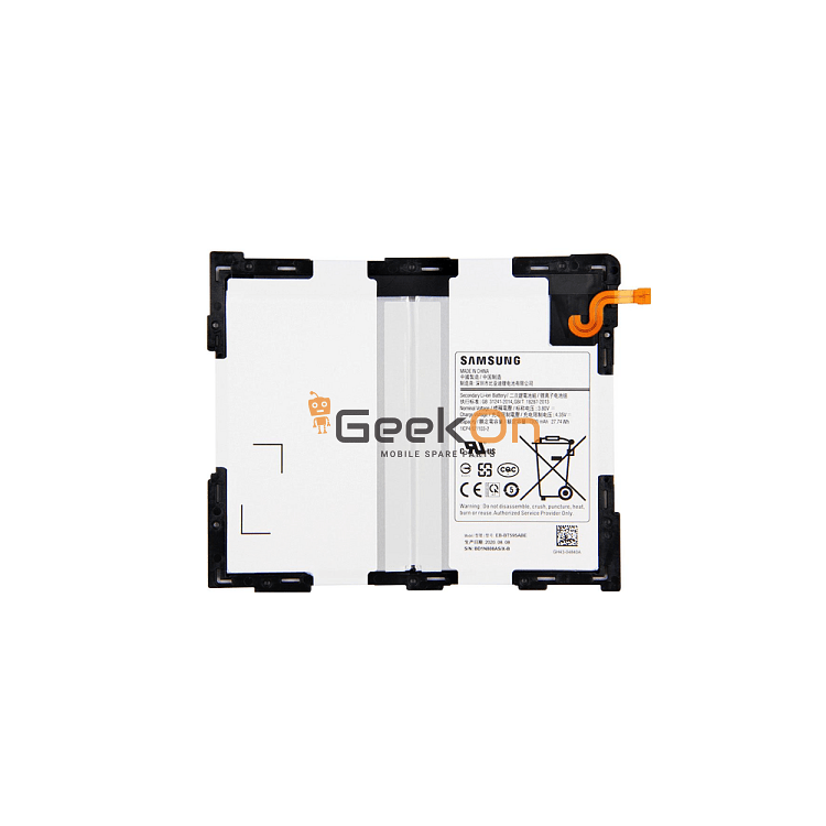 Γνήσια Μπαταρία Samsung EB-BT595ABE Για Galaxy Tab A 10.5 T590 / T595 GH43-04840A 7300mAh (Service Pack)