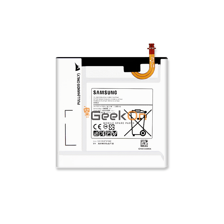 Γνήσια Μπαταρία Samsung EB-BT367ABE Για Galaxy Tab A8 2017 T380 / T385 GH43-04585B 5000mAh (Service Pack)