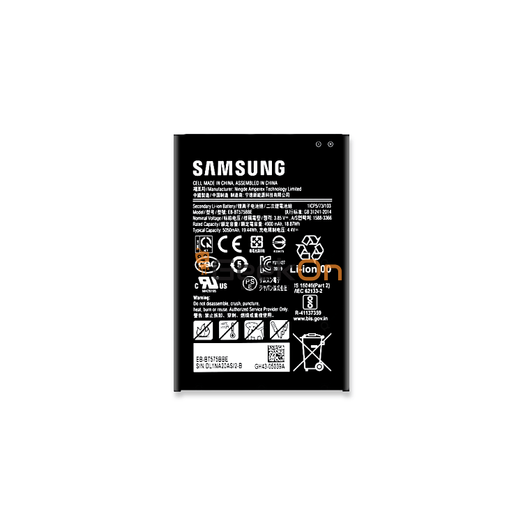 Γνήσια Μπαταρία Samsung EB-BT575BBE Για Galaxy Tab Active 3 T570 / T575 GH43-05039A 5050mAh (Service Pack)