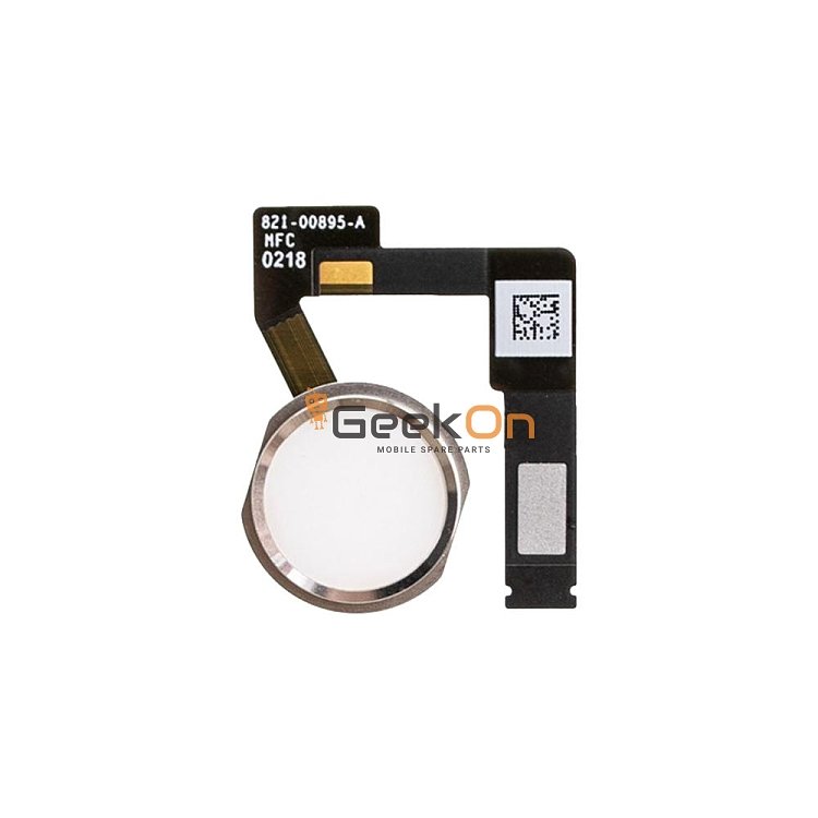 Καλωδιοταινία Κεντρικού Κουμπιού / Home Button Flex για iPad Air 3 A2153 / A2123 / A2154 / A2152 Λευκό