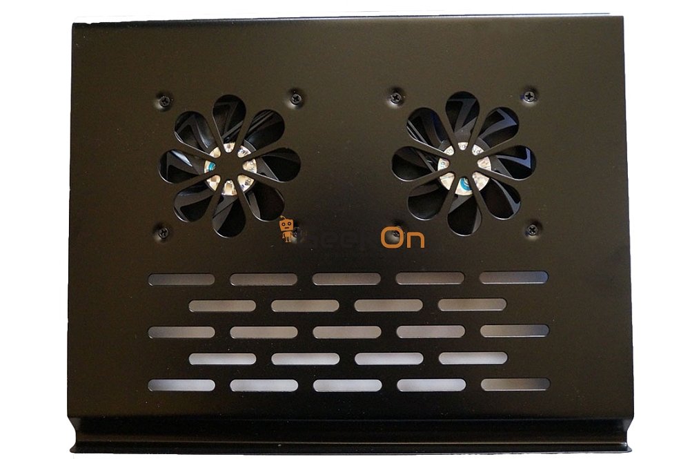 USB Βάση Laptop Αλουμινίου με 2 ανεμιστήρες YL-003