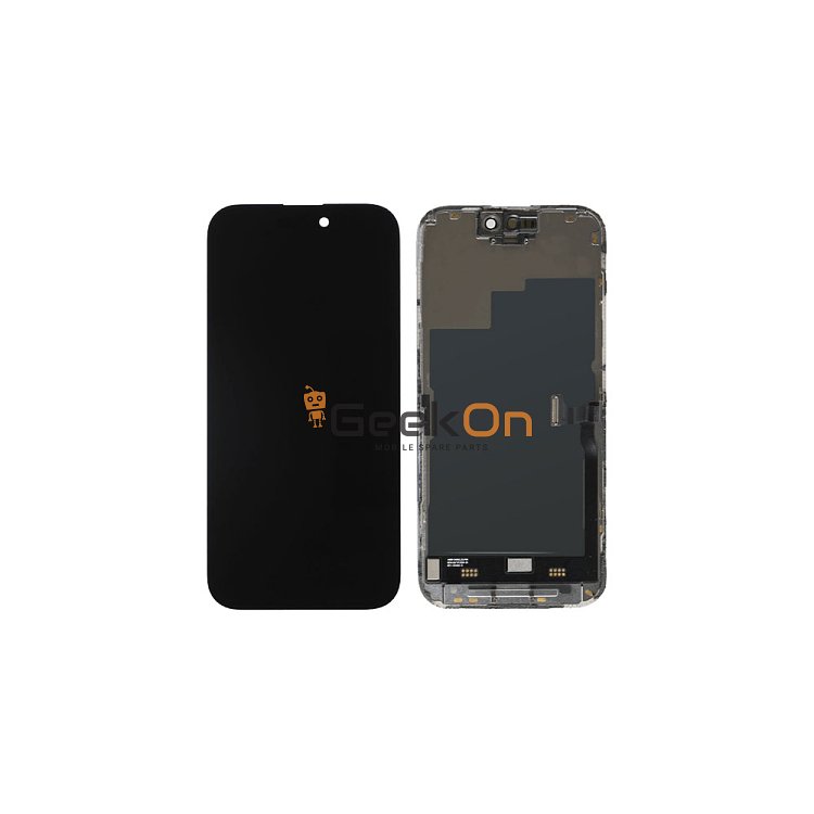 Pulled Γνήσια Οθόνη με Μηχανισμό Αφής / LCD with Touch Screen για iPhone 15 Pro Max Μαύρο