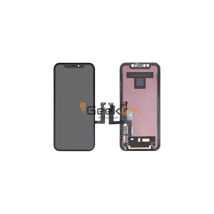 Γνήσια Οθόνη με Μηχανισμό Αφής / LCD with Touch Screen για iPhone XR Μαύρο (Service Pack) (cannot be calibrated iOS18)