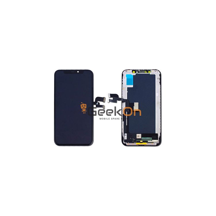Γνήσια Οθόνη με Μηχανισμό Αφής / LCD with Touch Screen για iPhone 12 Pro Max Μαύρο (Service Pack) (cannot be calibrated iOS18)