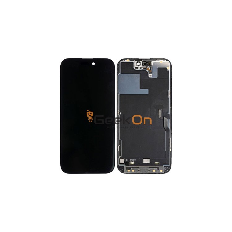 Γνήσια Οθόνη με Μηχανισμό Αφής / LCD with Touch Screen για iPhone 14 Pro Μαύρο (Service Pack) (cannot be calibrated iOS18)