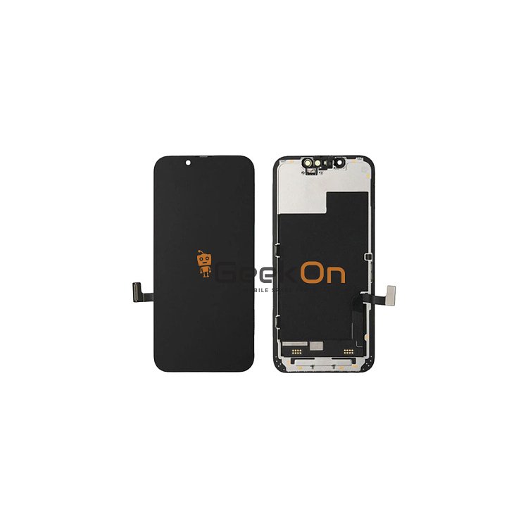 Γνήσια Οθόνη με Μηχανισμό Αφής / LCD with Touch Screen για iPhone 15 Plus Μαύρο (Service Pack) (cannot be calibrated iOS18)