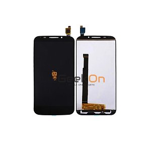 Οθόνη με Μηχανισμό Αφής / LCD with Touch Screen για Alcatel One Touch POP S7 / 7045 / 7045Y Λευκό