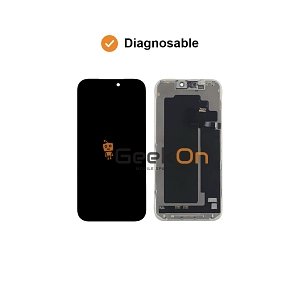 RJ Diagnosable SOFT OLED Οθόνη LCD με Μηχανισμό Αφής για iPhone 17 Pro Max Μαύρο