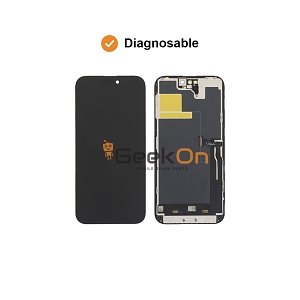 DD Diagnosable SOFT OLED Οθόνη LCD με Μηχανισμό Αφής για iPhone 14 Pro Max Μαύρο