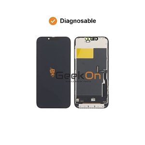 DD Diagnosable SOFT OLED Οθόνη LCD με Μηχανισμό Αφής για iPhone 13 Pro Μαύρο