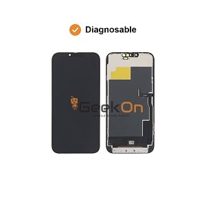 DD Diagnosable SOFT OLED Οθόνη LCD με Μηχανισμό Αφής για iPhone 13 Pro Max Μαύρο