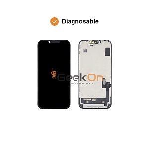 DD Diagnosable SOFT OLED Οθόνη LCD με Μηχανισμό Αφής για iPhone 14 Μαύρο