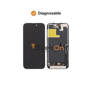 DD Diagnosable SOFT OLED Οθόνη LCD με Μηχανισμό Αφής για iPhone 14 Pro Μαύρο