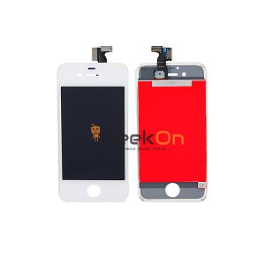 Οθόνη LCD Με Μηχανισμό Αφής Για Apple iPhone 4s Λευκή