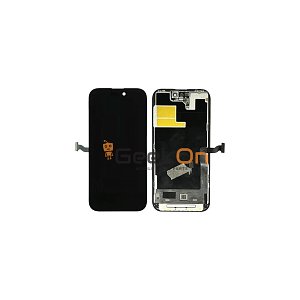 RJ SOFT OLED Οθόνη LCD με Μηχανισμό Αφής για iPhone 14 Pro Max Μαύρο