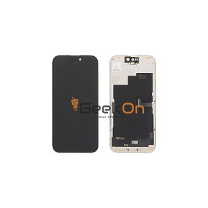 GX Soft OLED GX Οθόνη LCD με Μηχανισμό Αφής για iPhone 15 Pro Max Μαύρο