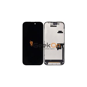 JK INCELL Οθόνη LCD και Μηχανισμός Αφής Για iPhone 16 Pro Μαύρο