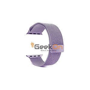 Λουράκι Milanese Loop για Apple Watch 42/44mm Μεταλλικό Μωβ