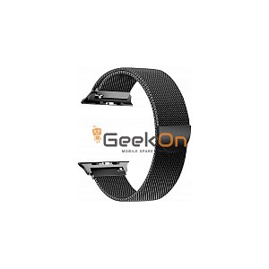 Λουράκι Milanese Loop για Apple Watch 42/44mm Μεταλλικό Μαύρο