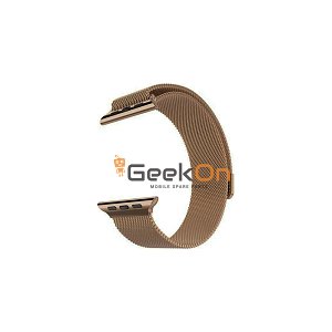 Λουράκι Milanese Loop για Apple Watch 42/44mm Μεταλλικό Καφέ