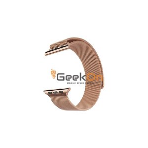 Λουράκι Milanese Loop για Apple Watch 42/44mm Μεταλλικό Ροζ Χρυσό