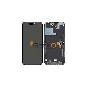 Γνήσια Οθόνη με Μηχανισμό Αφής / LCD with Touch Screen για iPhone 14 Pro Μαύρο (Service Pack) (CAN CALIBRATE ON iOS18)