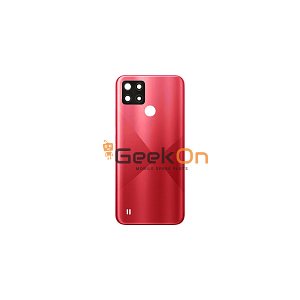 Πίσω Καπάκι / Back Cover για Realme C21Y Cross Red